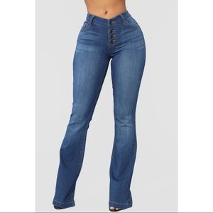 Wash Away Flare Jean - Dark Denim